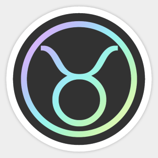 Rainbow Zodiac - Taurus Sticker